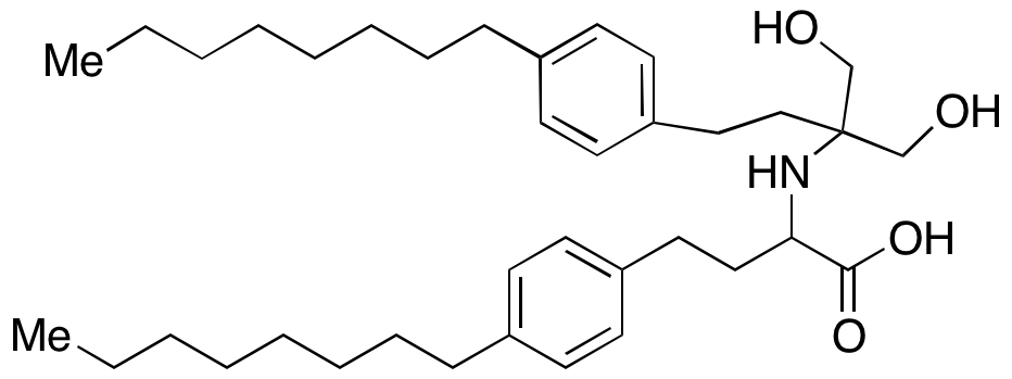 N-[2(4-(-Octylphenyl))butanoic Acid] Fingolimod