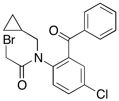 N-(2-Benzoyl-4-chlorophenyl)-2-bromo-N-(cyclopropylmethyl)-acetamide