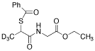 N-(2-Benzoylmercaptopropionyl)glycine-d3 Ethyl Ester