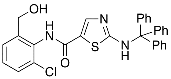 N-[2-Chloro-6-(hydroxymethyl)phenyl]-2-[(triphenylmethyl)amino]-5-thiazolecarboxamide