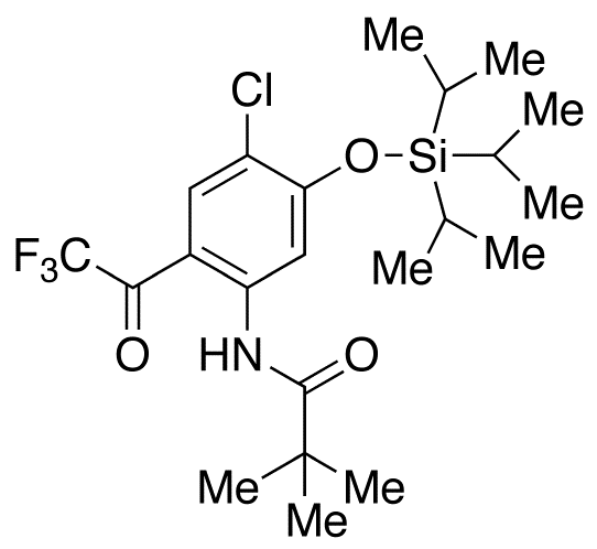 N-[2-Trifluoroacetyl-4-chloro-5-(triisopropylsilyloxy)phenyl]-2,2-dimethylpropanamide