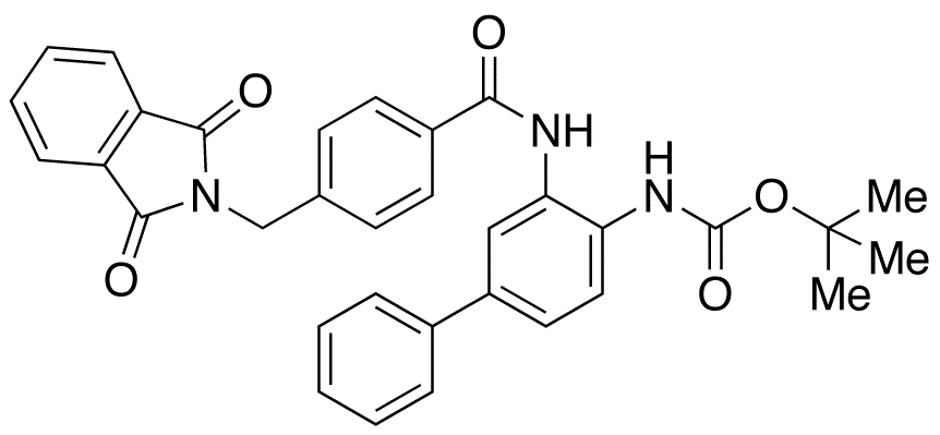 N-[3-[[4-[(1,3-Dihydro-1,3-dioxo-2H-isoindol-2-yl)methyl]benzoyl]amino][1,1’-biphenyl]-4-yl]carbamic Acid tert-Butyl Ester