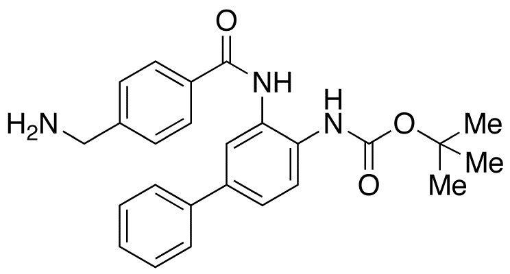 N-[3-[[4-(Aminomethyl)benzoyl]amino][1,1’-biphenyl]-4-yl]carbamic Acid tert-Butyl Ester