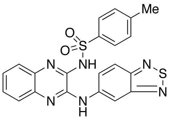 N-[3-(2,1,3-Benzothiadiazol-5-ylamino)-2-quinoxalinyl]-4-methylbenzenesulfonamide,