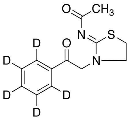 N-[3-(2-Oxo-2-phenylethyl)-2-thiazolidinylidene]acetamide-d5