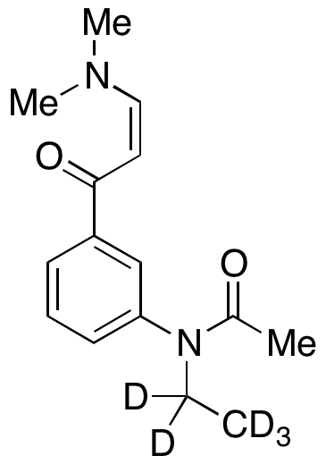 N-[3-(3-Dimethylaminoacryloyl)phenyl]-N-ethylacetamide-d5