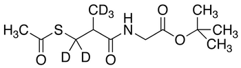 N-(3-Acetylthio-2-methylpropanoyl)glycine tert-Butyl Ester-d5