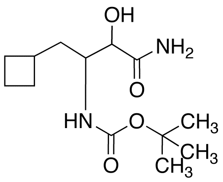 N-[3-Amino-1-(cyclobutylmethyl)-2-hydroxy-3-oxopropyl]-carbamic Acid 1,1-Dimethylethyl Ester