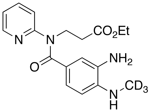 N-[3-Amino-4-(methylamino)benzoyl]-N-2-pyridinyl-β-alanine-d3 Ethyl Ester