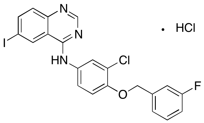 N-[3-Chloro-4-[(3-fluorobenzyl)oxy]phenyl]-6-iodoquinazolin-4-amine Hydrochloride