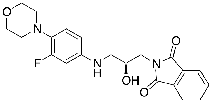 N-(3-Phthalimido-2-(S)-hydroxypropyl)-3-fluoro-4-(morpholinyl)aniline