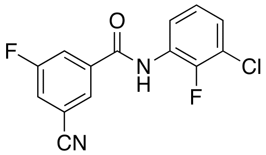 N-(3-chloro-2-fluorophenyl)-3-cyano-5-fluorobenzamide