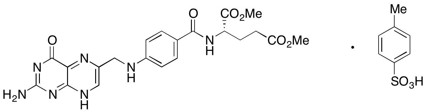 N-[4-[[(2-Amino-3,4-dihydro-4-oxo-6-pteridinyl)methyl]amino]benzoyl]-L-glutamic Acid 1,5-Dimethyl Ester 4-Methylbenzenesulfonate