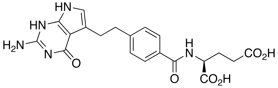 N-[4-[2-(2-Amino-4,7-dihydro-4-oxo-3H-pyrrolo[2,3-d]pyrimidin-5-yl)ethyl]benzoyl]-L-glutamic Acid