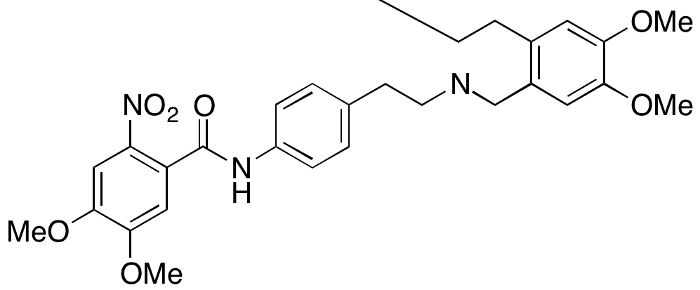 N-[4-[2-(3,4-Dihydro-6,7-dimethoxy-2(1H)-isoquinolinyl)ethyl]phenyl]-4,5-dimethoxy-2-nitrobenzamide