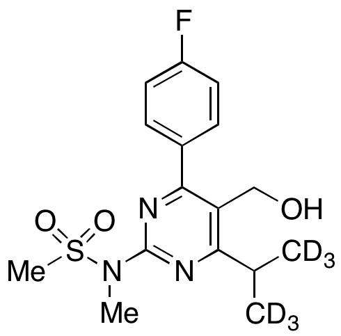 N-[4-(4-Fluorophenyl)-5-hydroxymethyl-6-isopropylpyrimidin-2-yl]-N-methylmethanesulfonamide-d6