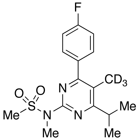 N-[4-(4-Fluorophenyl)-5-methyl-6-(1-methylethyl)-2-pyrimidinyl]-N-methylmethanesulfonamide-d3