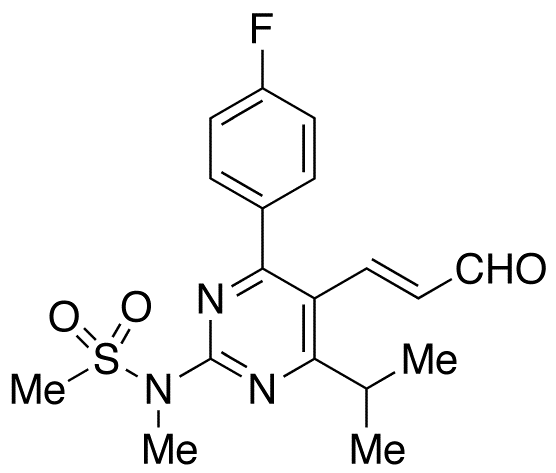 N-[4-(4-Fluorophenyl)-6-(1-methylethyl)-5-[(1E)-3-oxo-1-propenyl]-2-pyrimidinyl]-N-methyl-methanesulfonamide