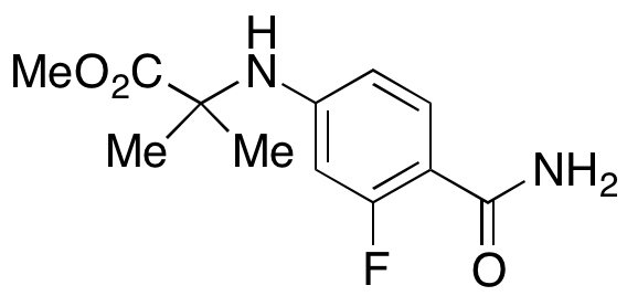 N-[4-(Aminocarbonyl)-3-fluorophenyl]-2-methylalanine Methyl Ester