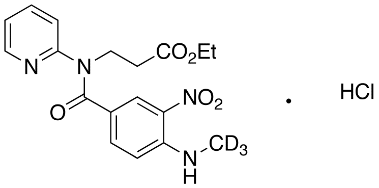 N-[4-(Methylamino)-3-nitrobenzoyl]-N-2-pyridinyl-β-alanine-d3 Ethyl Ester Hydrochloride