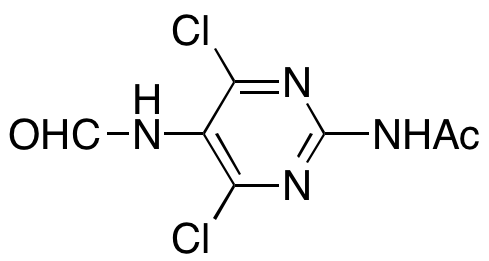 N-[4,6-Dichloro-5-(formylamino)-2-pyrimidinyl]acetamide