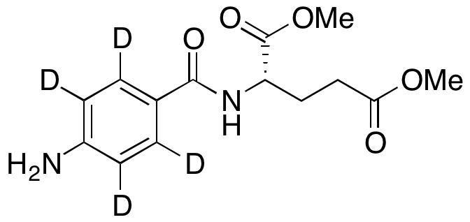 N-(4-Aminobenzoyl)-L-glutamic Acid 1,5-Dimethyl Ester-d4