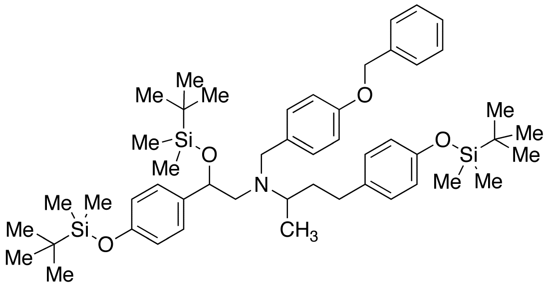 N-(4-Benzyloxy)benzyl Tri-O-(tert-butyldimethylsilyl) Ractopamine