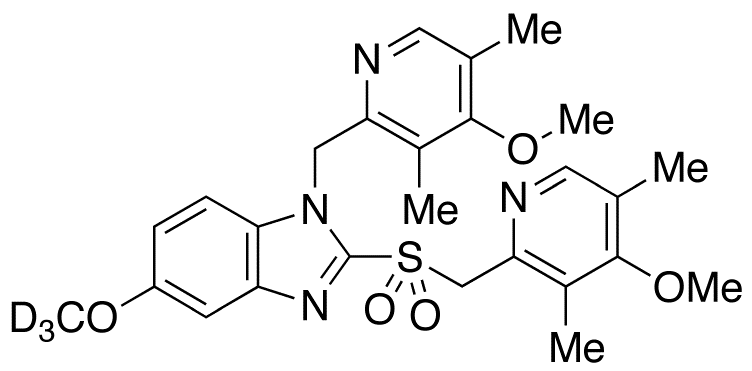 N-(4-Methoxy-3,5-dimethyl-2-pyridinyl)methyl Omeprazole-d3 Sulfone