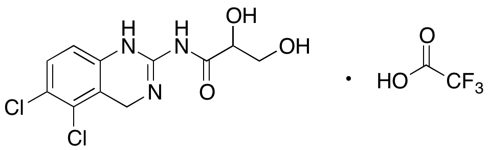 N-(5,6-Dichloro-1,4-dihydro-2-quinazolinyl)-2,3-dihydroxypropanamide 2,2,2-trifluoroacetate (1:1)