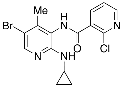N-[5-Bromo-2-(cyclopropylamino)-4-methyl-3-pyridinyl]-2-chloro-3-pyridinecarboxamide