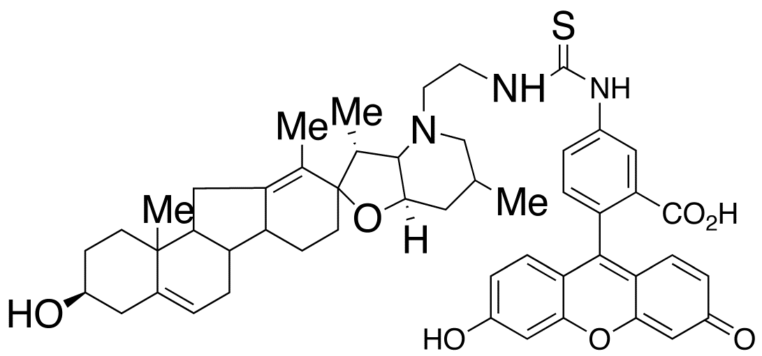 N-(5-Fluoresceinyl)-N’-(2-cyclopamineethyl)thiourea