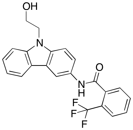 N-[9-(2-Hydroxyethyl)-9H-carbazol-3-yl]-2-(trifluoromethyl)benzamide