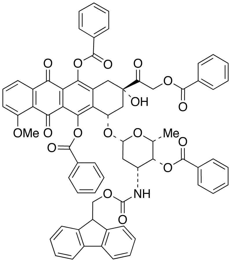 N-(9-Fluorenylmethoxycarbonyl)-4’,6,8,11-tetra-O-benzoyl Doxorubicin