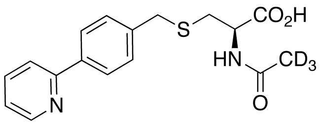 N-(Acetyl-d3)-S-[4-(2-pyridinyl)benzyl]-L-cysteine