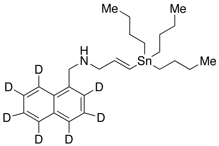 N-(E)-3-Tributyltinallyl-1-naphthalene-d7-methylamine