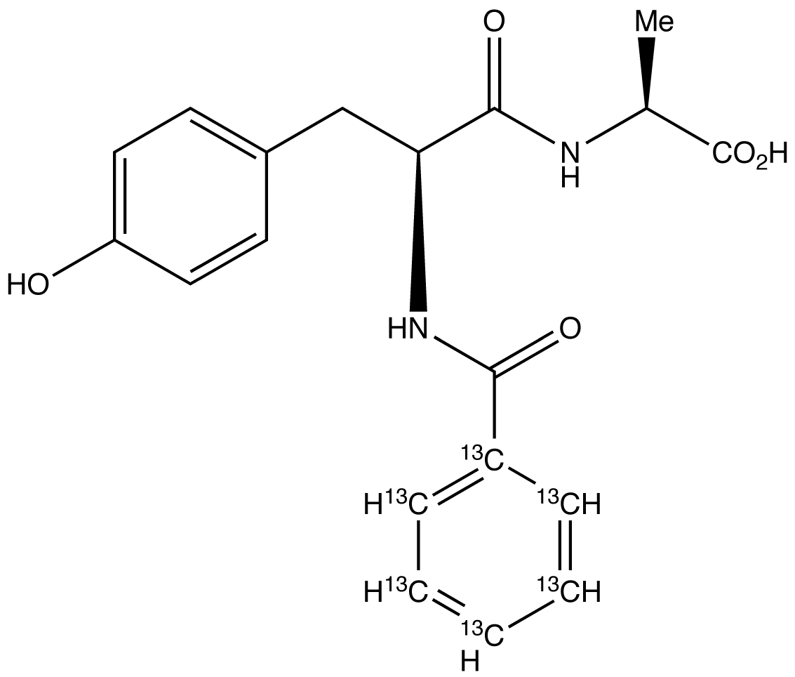 N-(N-Benzoyl-L-tyrosyl)-L-alanine-13C6