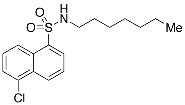 N-(N-Heptyl)-5-chloro-1-naphthalenesulfonamide