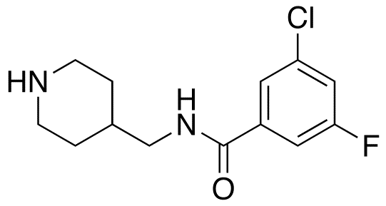 N-(Piperidin-4-yl)methyl-3-chloro-5-fluorobenzamide