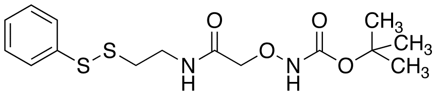 N-[S-(2-Pyridylthioethyl)-t-Boc-aminooxyacetamide