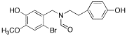 N-(p-Hydroxyphenethyl)-N-(2-bromo-5-hydroxy-4-methoxybenzyl)formamide