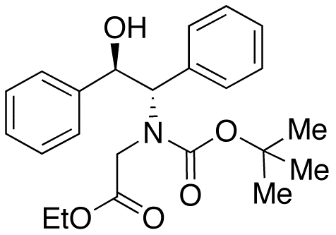 N-(tert-Butyloxycarbonyl)-N-[(1S,2R)-2-hydroxy-1,2-diphenylethyl]-glycine Ethyl Ester