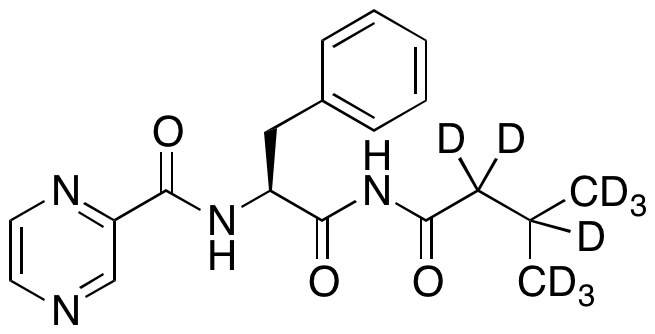 N(1-(3-Methylbutanamido) N(1-Des(boric Acid))-d9 Bortezomib