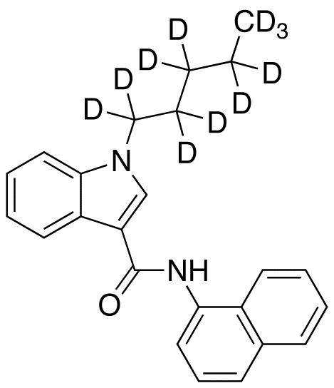 N-1-Naphthalenyl-1-pentyl-1H-indole-3-carboxamide-d11