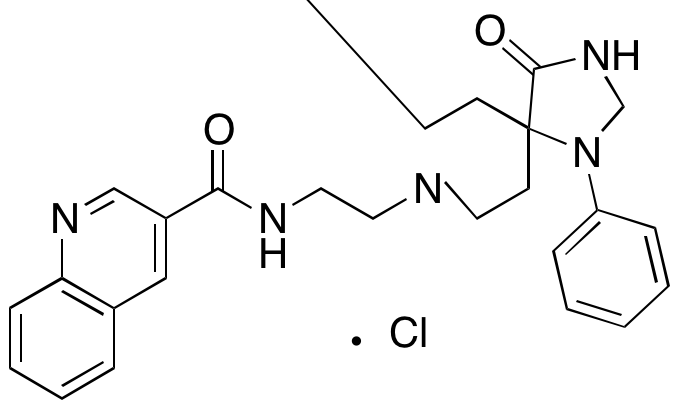 N[2-(4-Oxo-1-phenyl-1,3,8-triazaspiro[4.5]decan-8-yl)ethyl]quinoline-3-carboxamide Chloride