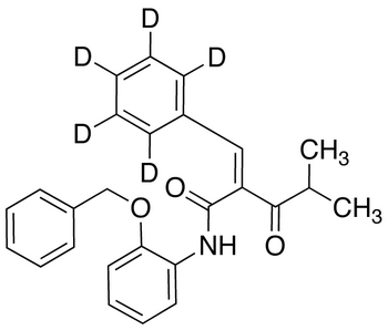 N-2-Benzyloxyphenyl α-Benzilidene-d5 Isobutyrylacetamide