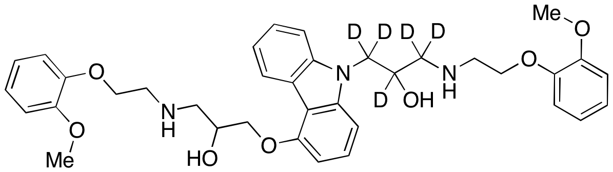 N-2-Hydroxy-3-[[2-(methoxyphenoxy)ethyl]amine Carvedilol-d5