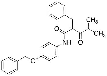 N-4-Benzyloxyphenyl α-Benzilidene Isobutyrylacetamide