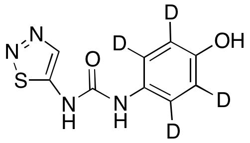 N-4-Hydroxyphenyl-N’-1,2,3-thiadiazol-5-ylurea-d4