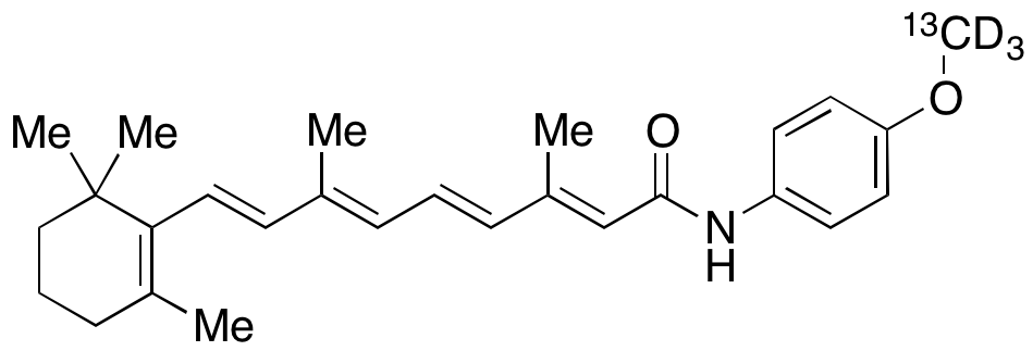 N-4-Methoxyphenylretinamide-13C,d3