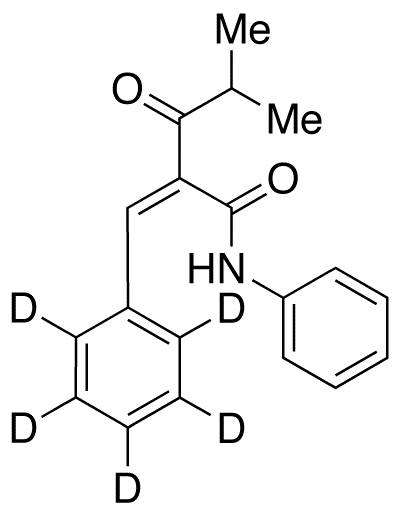 N-4-Phenyl α-Benzylidene-d5 Isobutyrylacetamide